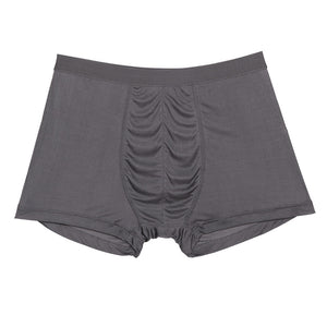 Mulberry Silk Men's Boxer Brief with Double Crotch Cloth