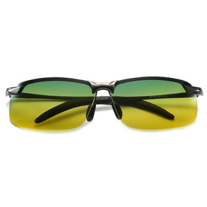 Stylish Square Driver Sunglasses with Custom Myopia Support