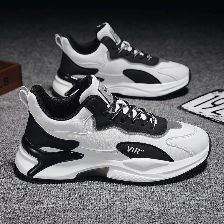 Stylish Black White Sneakers for Men