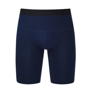 Ultra-Comfort Long Boxer Briefs with Anti-roll Hem for Men