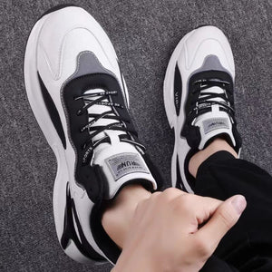 Stylish Black White Sneakers for Men