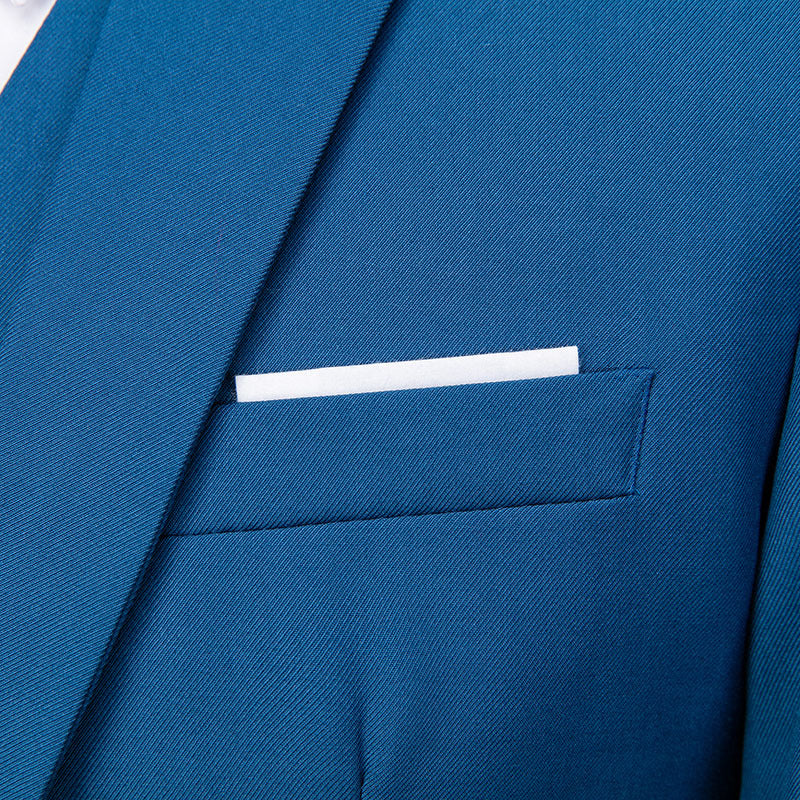 Sophisticated Men's Business Casual Suit Two-Piece Set