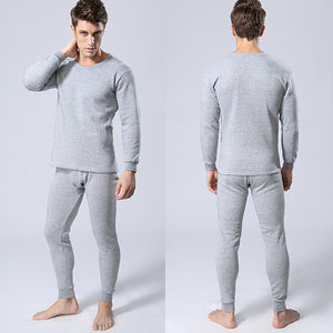 Cozy Round Neck Warm Pajama Suit