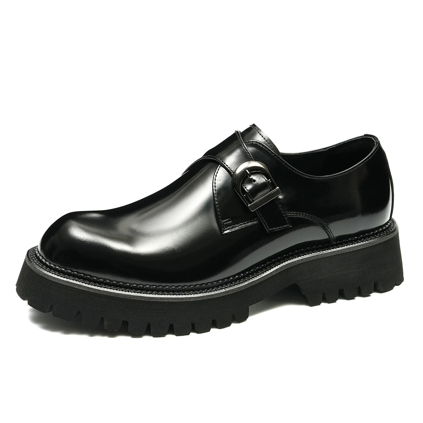 Elevate Your Style with Premium Italian Patent Leather Dress Shoes