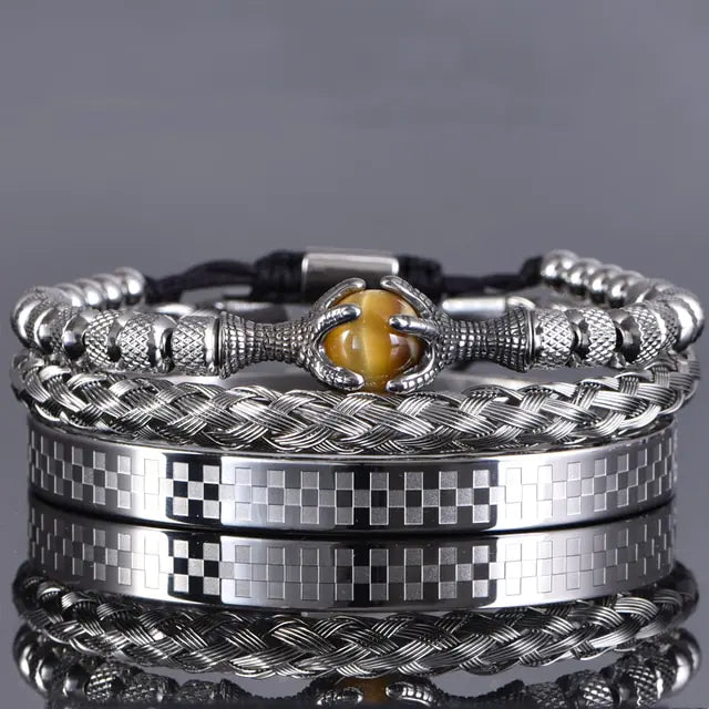 Elevate Your Style with our Luxury Men's Bracelet Set